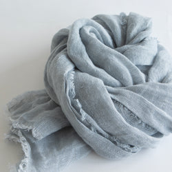 SCARF, LIGHT GRAY