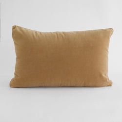 VELVET DECO PILLOWS, OCHRE