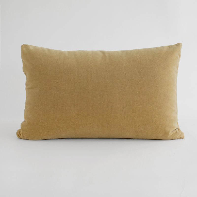 VELVET DECO PILLOWS, WHEAT